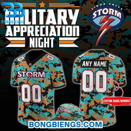 Sioux Falls Storm Military Nights Football Jersey