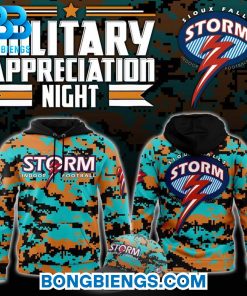 Sioux Falls Storm Military Nights Hoodie