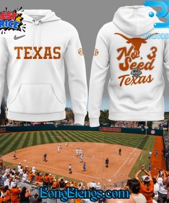 Texas Longhorns Softball NO 3 SEED Hoodie