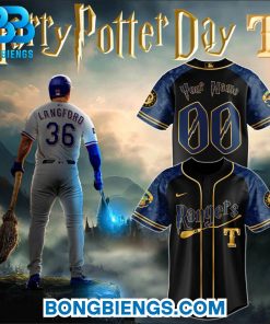 Texas Rangers MLB x Harry Potter Night Special Edition Personalize Jersey