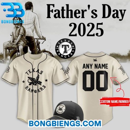 Texas Rangers x 2025 Branded Bills Father’s Day Jersey