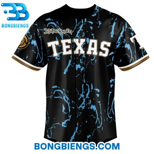 Texas Rangers x 2025 Jujutsu Kaisen Night Jersey
