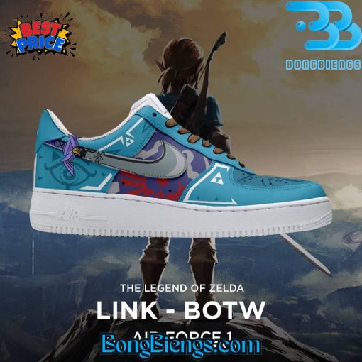 The Legend Of Zelda: Breath of the Wild Link Master Sword Air Force 1 Sneaker