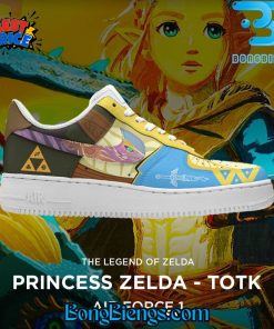 The Legend Of Zelda: Tears of the Kingdom Princess Zelda Air Force 1 Sneaker