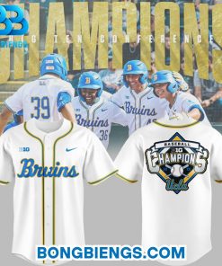 UCLA Bruins 2025 Big Ten Baseball Regular Season Champions Baseball Jersey