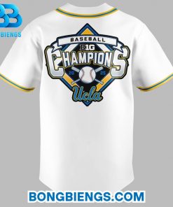 UCLA Bruins 2025 Big Ten Baseball Regular Season Champions Baseball Jersey