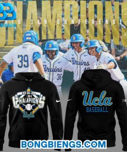 UCLA Bruins 2025 Big Ten Baseball Regular Season Champions Hoodie