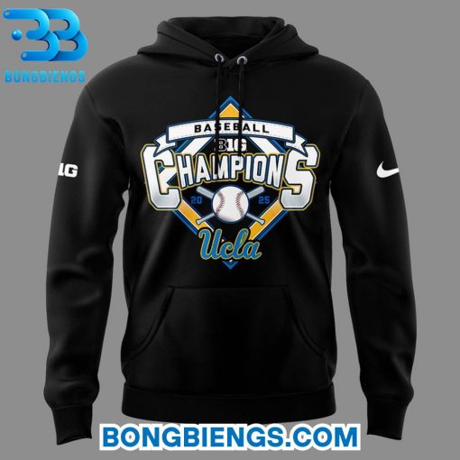 UCLA Bruins 2025 Big Ten Baseball Regular Season Champions Hoodie