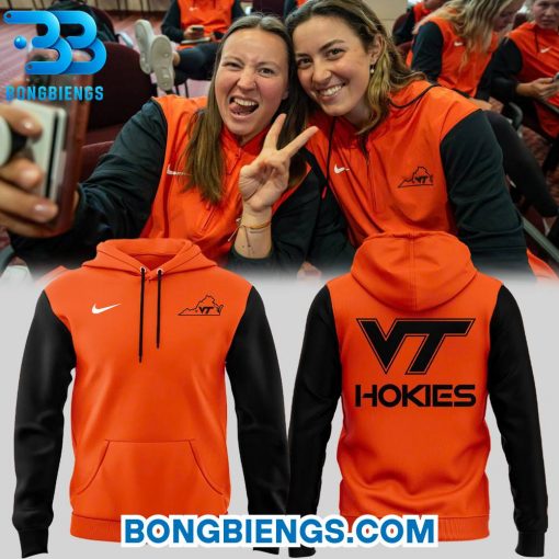 Virginia Tech Hokies Special New Orange Black Hoodie