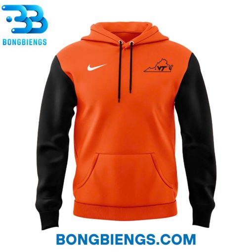Virginia Tech Hokies Special New Orange Black Hoodie