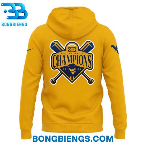 West Virginia Mountaineers Big 12 Regular Season Title Champions Baseball Hoodie