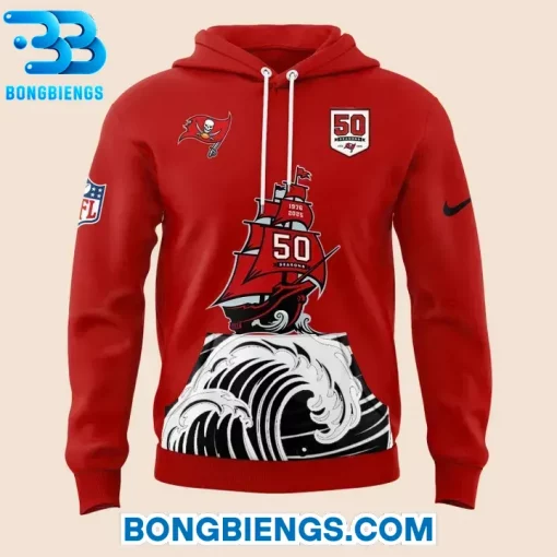 Tampa Bay Buccaneers “Legacy Lives Here” Celebrate 50 Seasons Hoodie