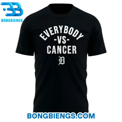 Detroit Tigers Everybody Vs Cancer Tee