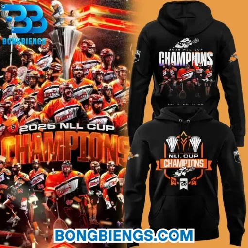 Buffalo Bandits 2025 NLL Cup Champions Hoodie