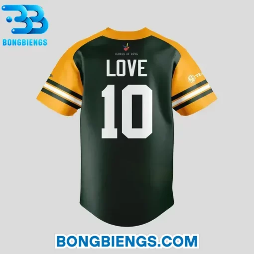 Green Bay Packers x Jordan Love Baseball Jersey