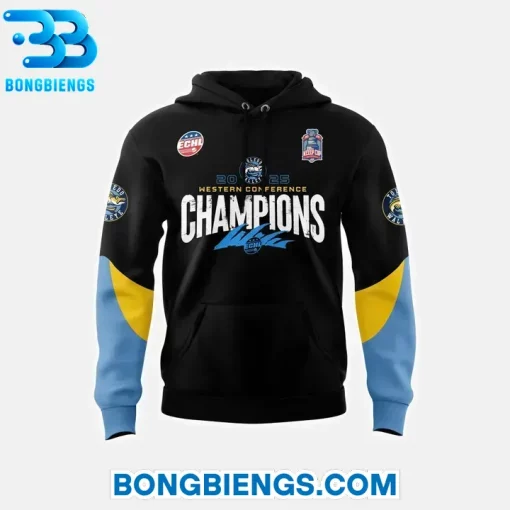 Toledo Walleye 2025 ECHL Western Conference Champions Hoodie