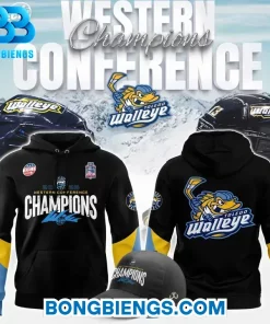 Toledo Walleye 2025 ECHL Western Conference Champions Hoodie